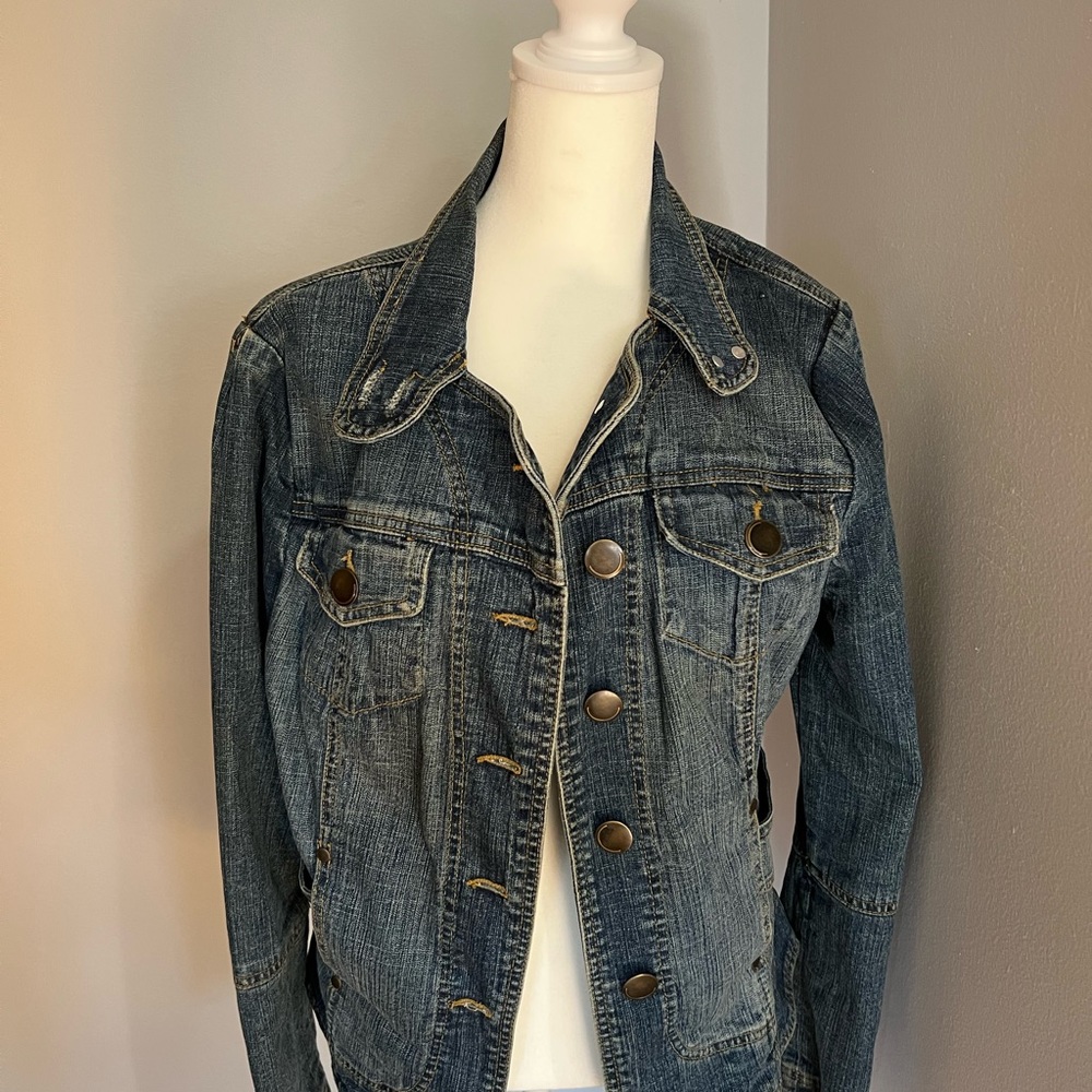 Charlotte Russe Jean Jacket Misses Large